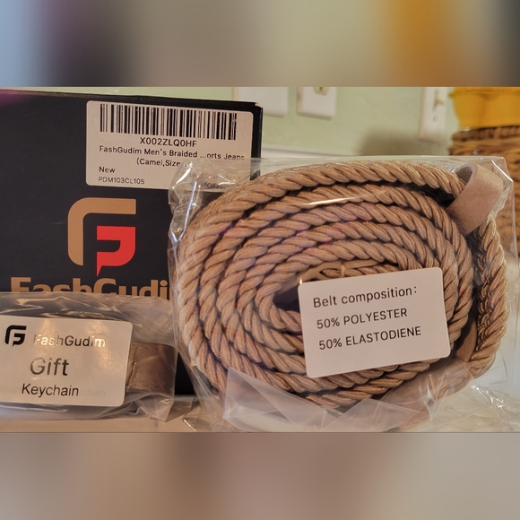 FashGudim Elastic Braided Belt - Picture 3 of 4